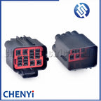 12 Pin Auto waterproof connector parking sensor Headlight assembly harness plug 145229-1 1452303-1 For Ford Volvo Cadillac Jeep