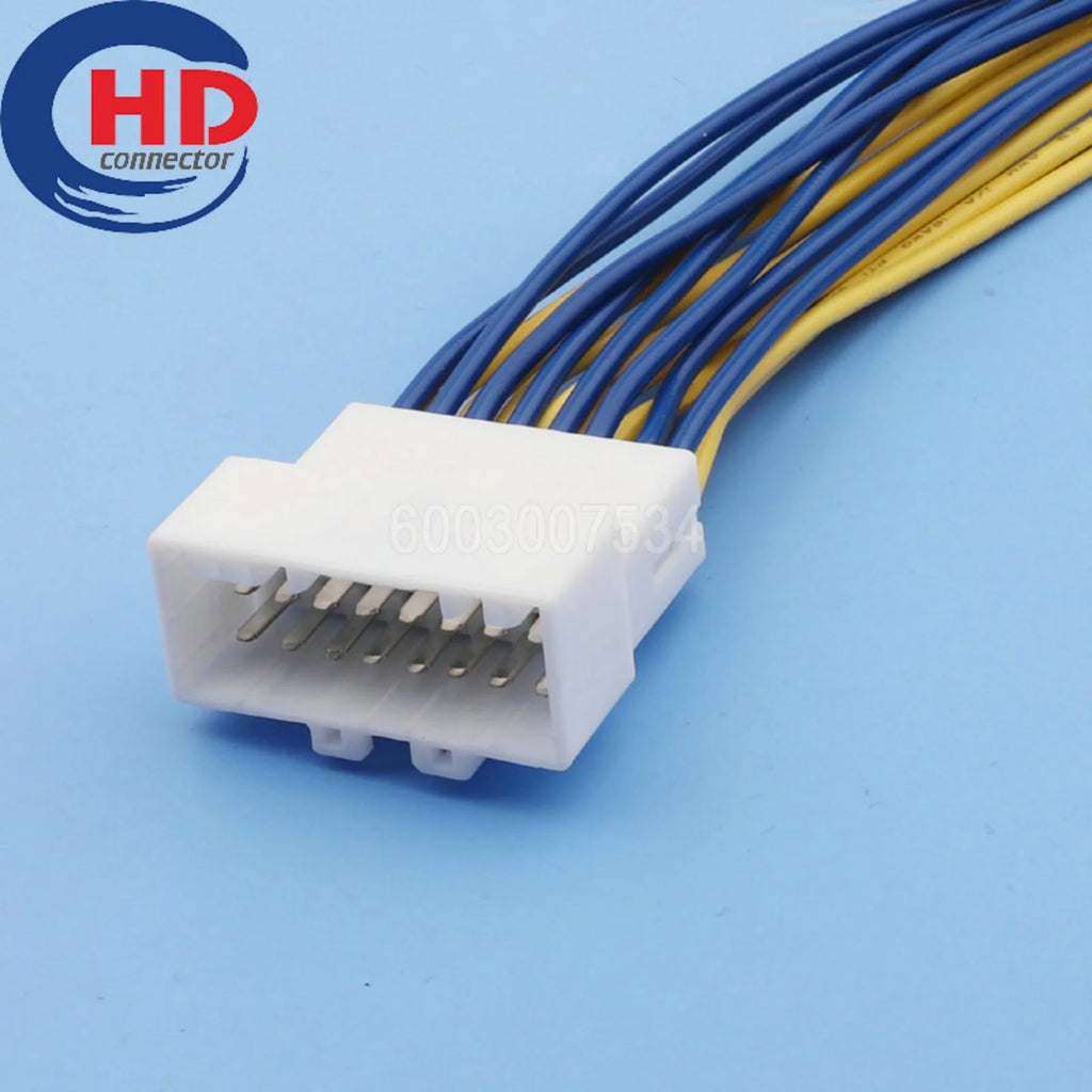 16 Pin Unsealed Male Female Connector Cable Motorcycle Electrical Harnesses Wiring Harness Housing Cable 936211-1 936201-1