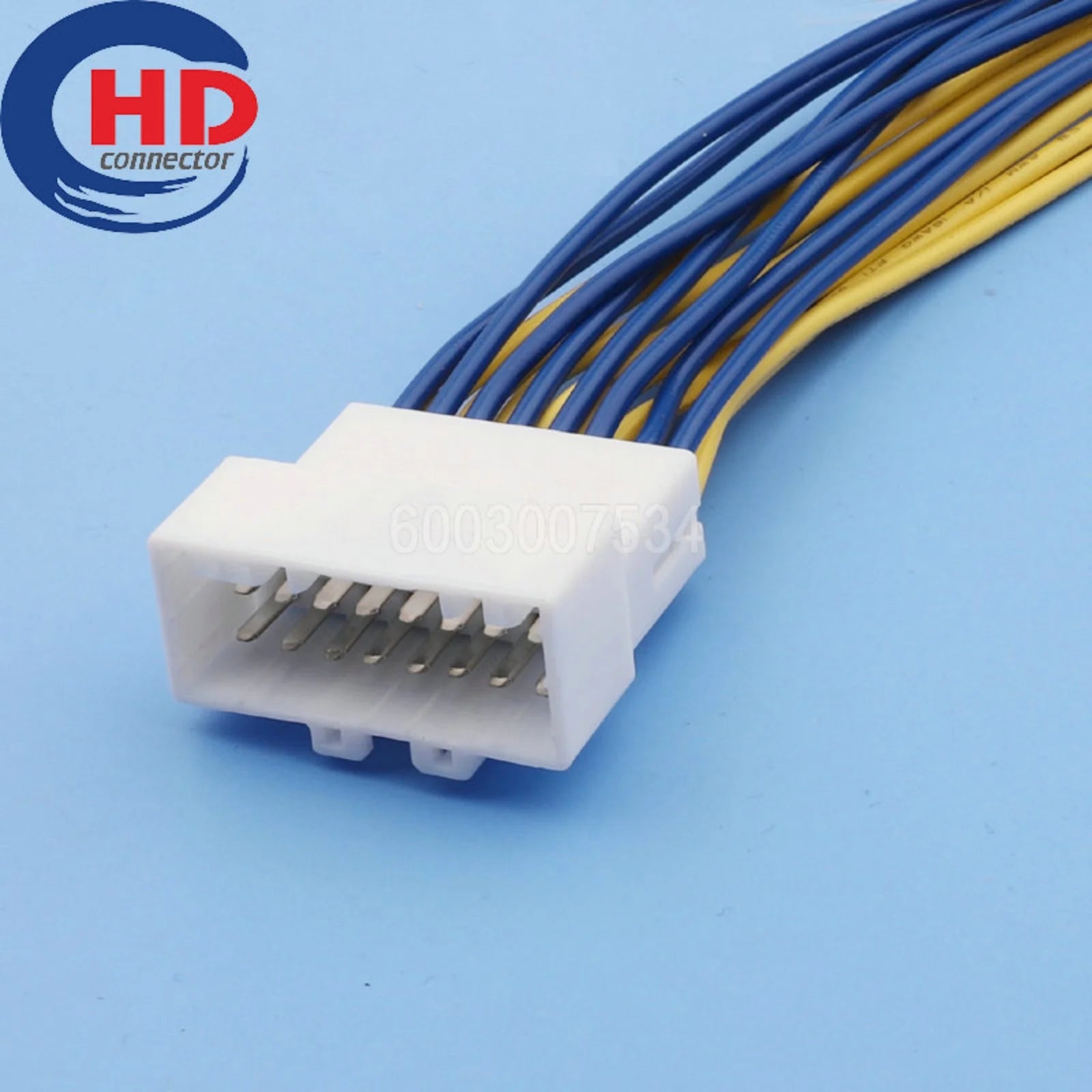 16 Pin Unsealed Male Female Connector Cable Motorcycle Electrical Harnesses Wiring Harness Housing Cable 936211-1 936201-1