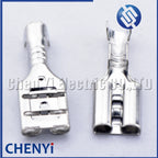 50 Pcs 6.3 series auto wire for connector crimp loose pins Female 0.5-1.25mm 120386325T2001