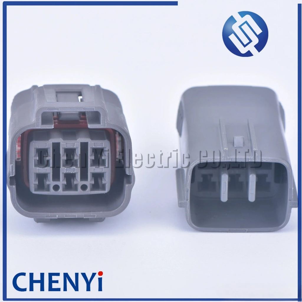 6 Pin car waterproof auto connector Computer solenoid valve plug 6189-0648 For Mazda Ford