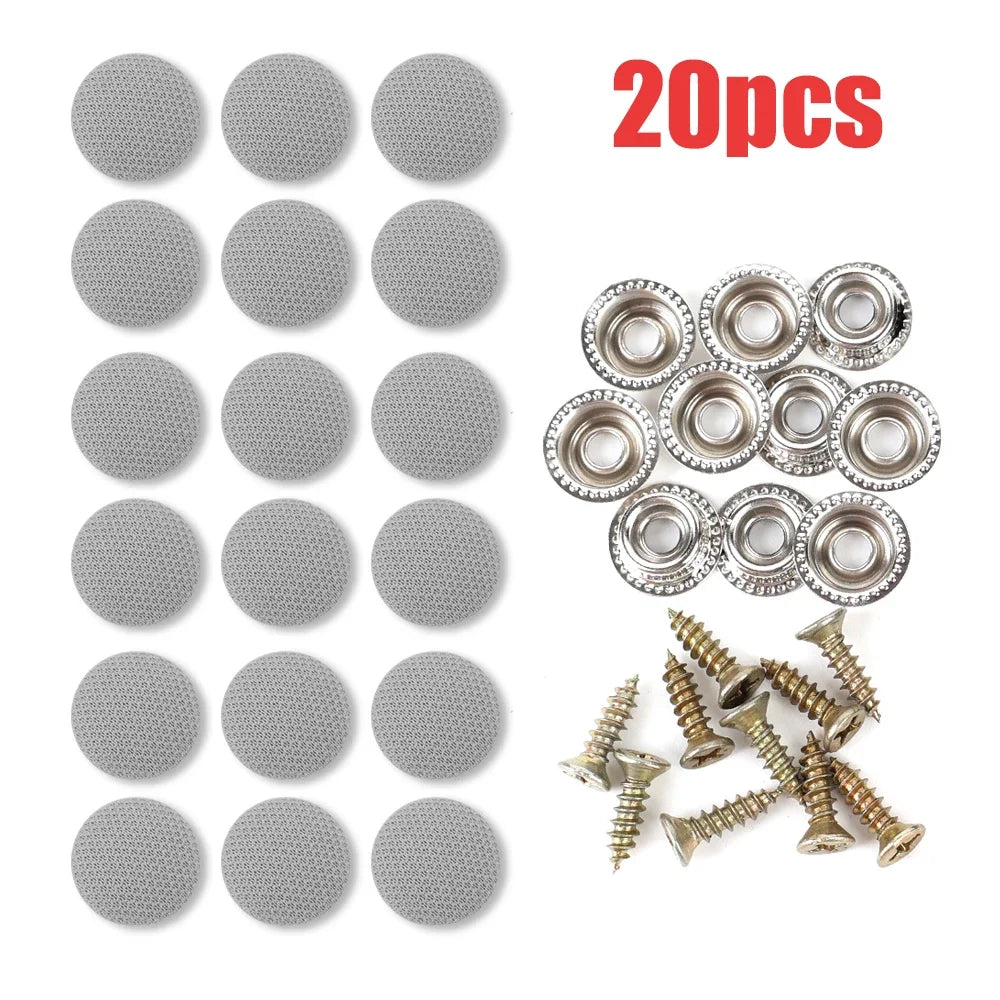 Car Ceiling Buckles Fixing Clips Auto Car Interior Roof Fixing Buckles Screw Headliner Fabric Rivets Retainer Buckle Fastener
