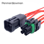 1 Set 1 2 3 4 6 Pin Car Weather Pack Electrical Cable Connectors Waterproof Female Male Wire Harness Plug 12015792 12015797