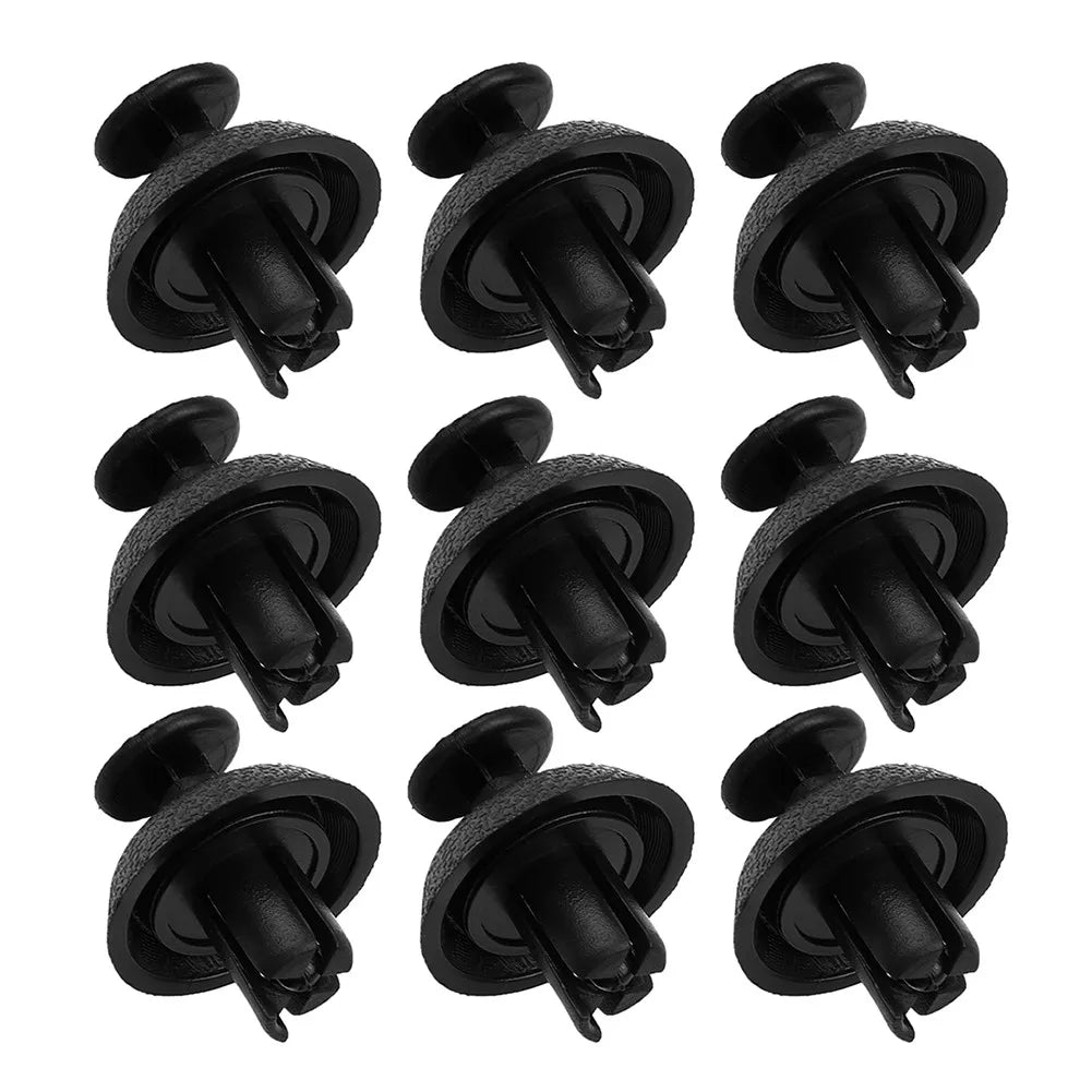 50Pcs Car Bumper Fender Black Rivet Car Fastener Clips 7mm Hole Car Rivets Clips For Toyota For Camry For Highlander For Carola