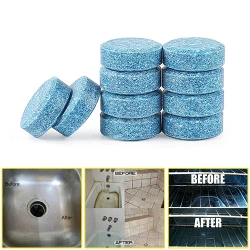 Car Windshield Cleaning Effervescent Multifunctional Glass Water Tablets Solid Cleaner Windshield Spray Car Wash Accessories