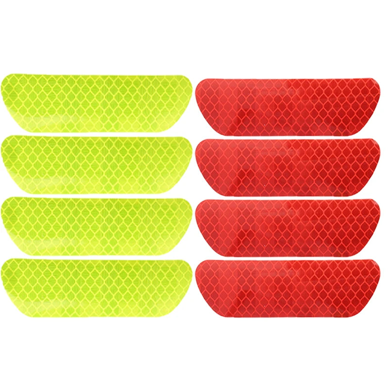 Car Door Reflective Sticker Safety Auto Door Opening Warning Reflector Tape Auto Accessory Exterior Interior Reflector Sticker