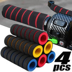 4Pcs/pack Motorcycle Handlebar Grip Universal Handle Bar Cover Brake Clutch Lever Soft Sponge Foam Grips Cover Motorcycles Grip