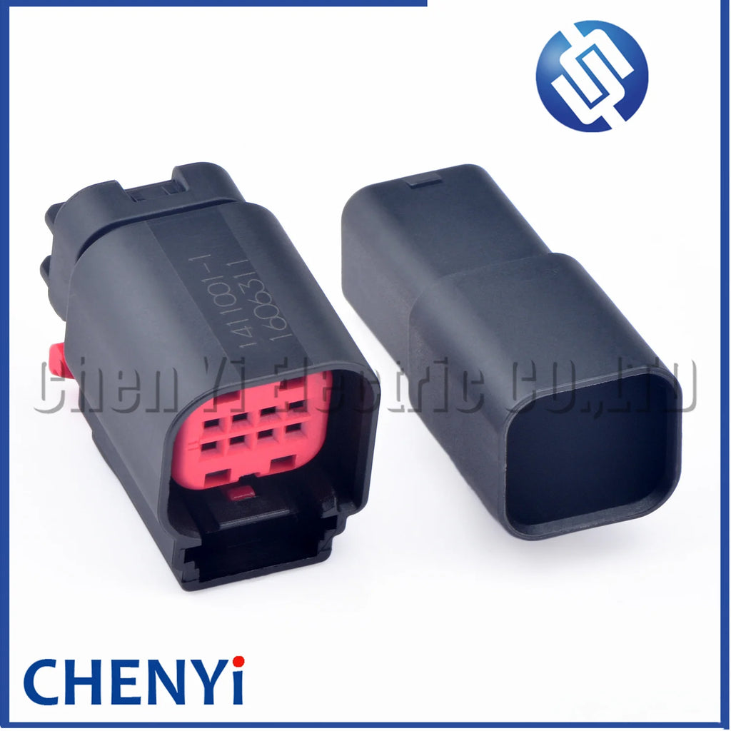 8 Pin Automotive waterproof Connector Parking Sensor ACC Module Plug Socket 1411001-1 For Ford Land Rover Carnival Sharpe Max