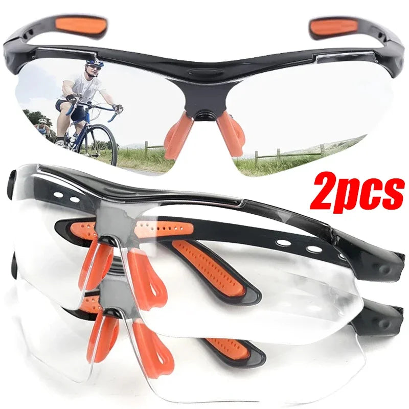 Safety Glasses with Clear/ Black Anti Fog Anti-Impact Lenses, Eye Protective Glasses for Outdoor, Motorcycle Amagi