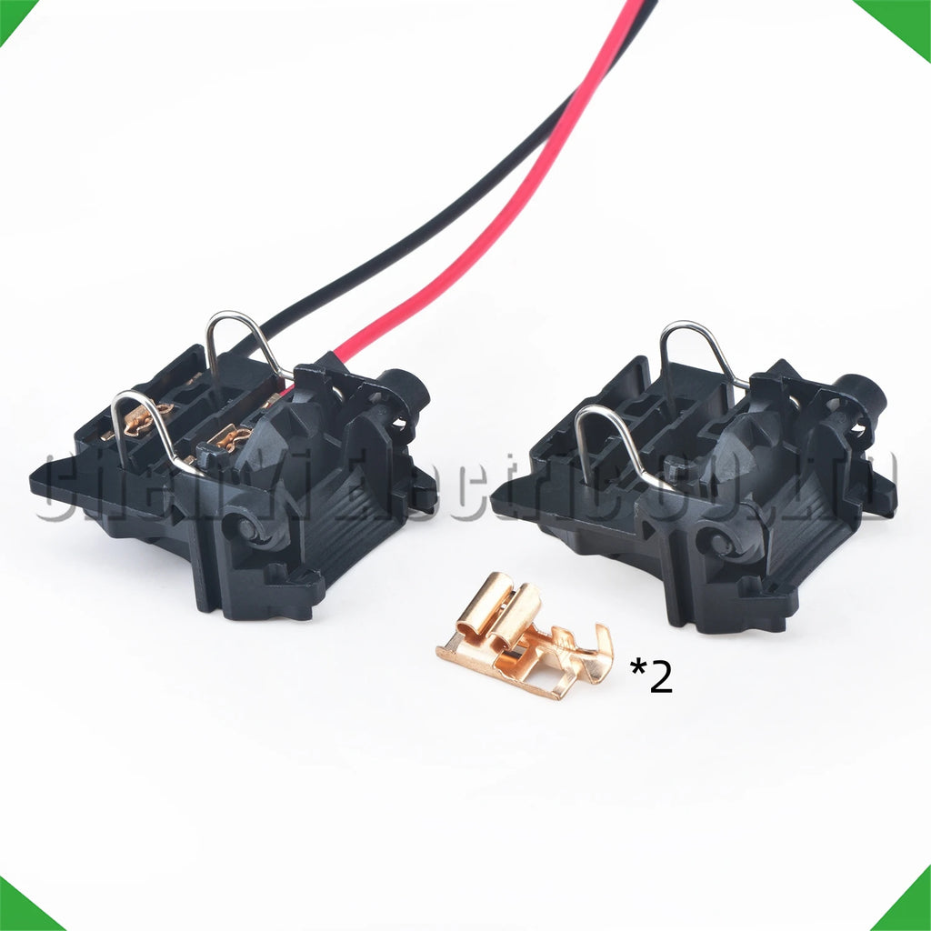 2 pin automotive connectors low beam h7 high beam h1 wire harness plug for ford mondeo ...
