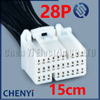 17/22/24/28/31Pin Automotive vehicle central control ecu connector radio mudule Plug 353029-1 For Toyota Honda k20 Nissan proton