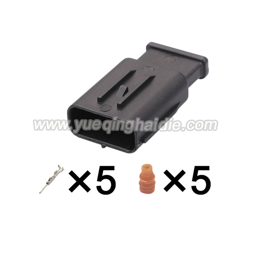 5-Pin Connector Waterproof 0.6mm Male Female Connector Auto Wiring Harness Cable Plug for Toyota 6189-1046 90980-12292