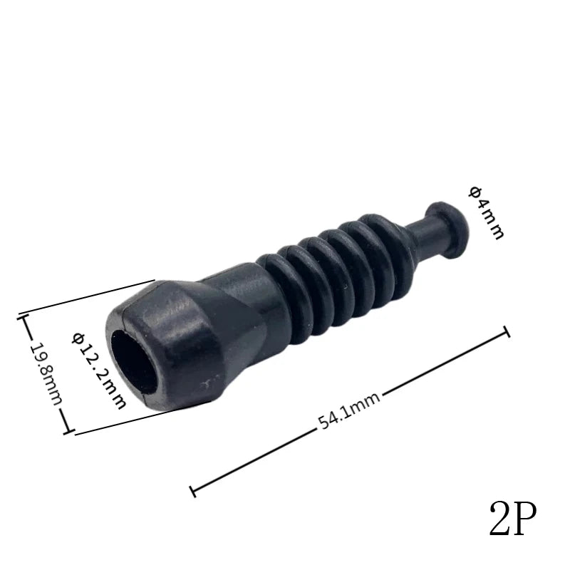 Automotive wire harness dust thread silicone sheath 1.5 series DJ7021-1.5HID connector tail clip 1-6 holes