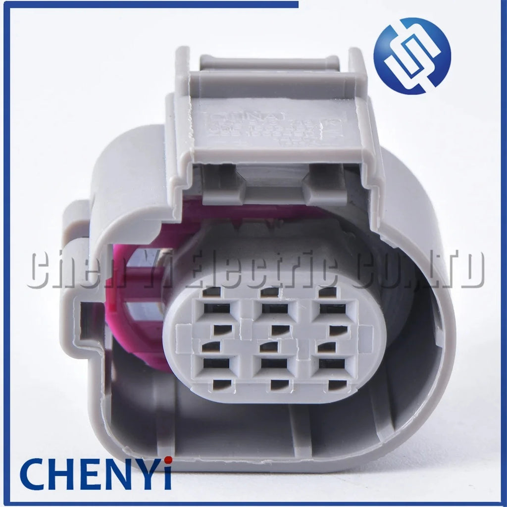 6 Pin gray Auto waterproof connector front oxygen sensor plug throttle EGR Valve plug 4H0973713B 4H0 973 713B 4H0973713