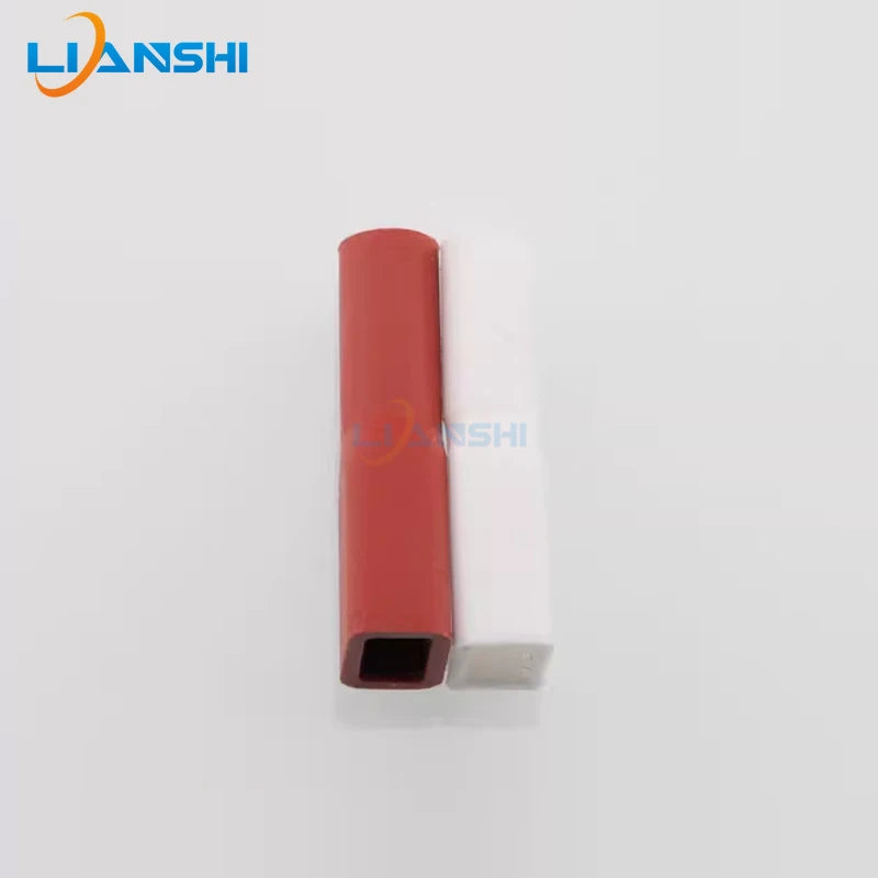 100pcs 4.8 Double wire elbow silicone sheath 187 elbow terminal sheath high temperature resistant 4.8 elbow flag spring sheath