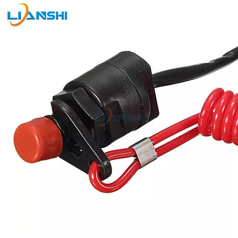 Applicable to Yamaha outboard motor, motorboat outboard motor parts, emergency flameout switch, fire extinguishing cable, flameo