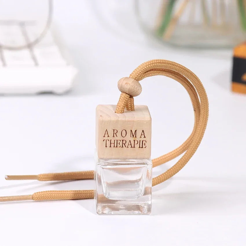 Car Air Freshener Diffuser Hangings Bottle Unique Golden Glitter Auto Oil Diffuser Unique Golden Glitter Automotive Air Amagi