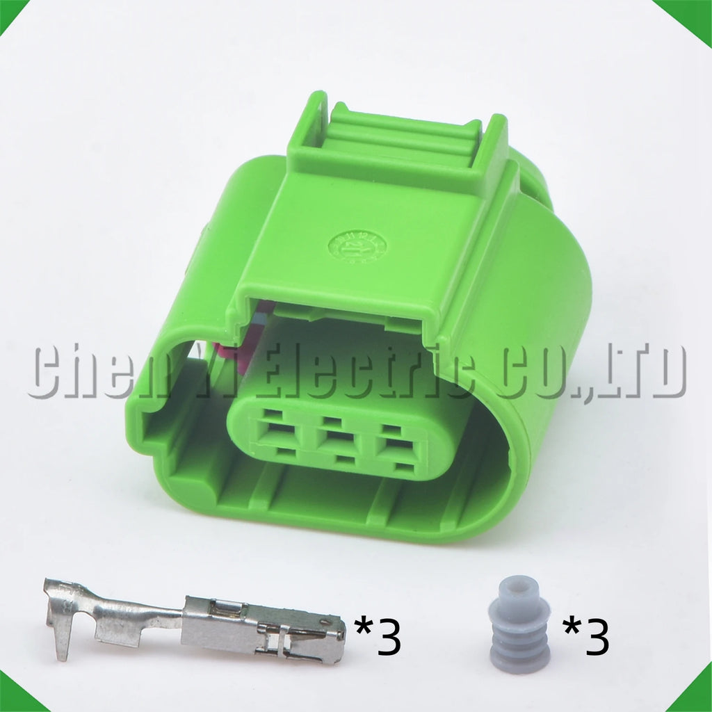3 Pin Automotive connector Camshaft knock fuel Air Conditioner pressure sensor plug 8E0...