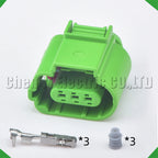 3 Pin Automotive connector Camshaft knock fuel Air Conditioner pressure sensor plug 8E0...