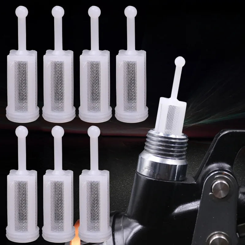 Nylon Fine Mesh Filter for Car Paint Spray Gun Replaceable Part Prevent Clogging Paint Feed Sprayer for Auto Styling Graffiti
