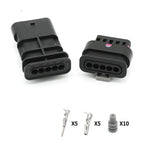 5/10/100 Sets 2P/3P/4P/5P/6P1-1718645-1 1-1670916-1TE type wiring harness connector reversing radar plug waterproof connector