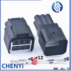 6 Pin male or female Automotive Vacuum pump connector car Brake pump plug 936294-2 936257-2 With Terminal For Hyundai i30n Kia