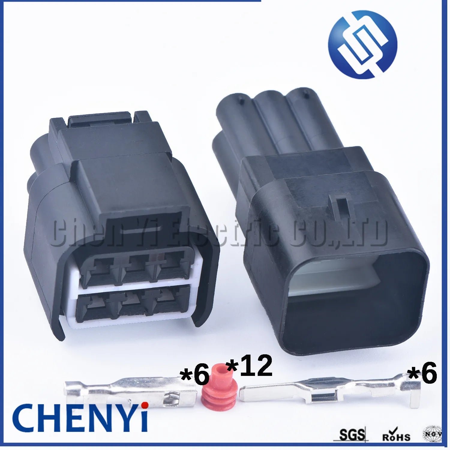 6 Pin male or female Automotive Vacuum pump connector car Brake pump plug 936294-2 936257-2 With Terminal For Hyundai i30n Kia