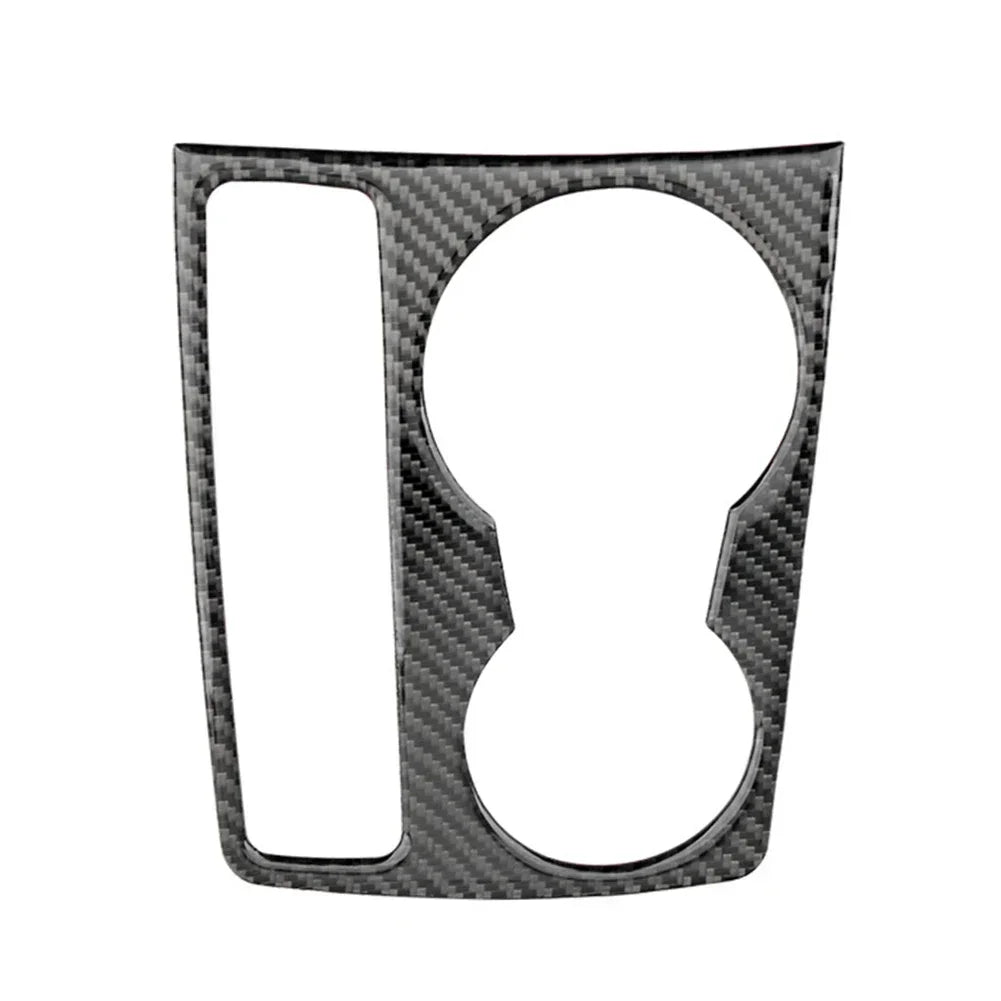 For Audi A4 B8 A5 2009 2010 2011 2012 2013 2014 2015 Carbon Fiber Center Console Water Cup Holder Cover Trim Accessories Tools