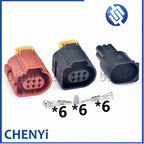 6 Pin Auto Power Steering Pump plug Car EGR Valve Connector Wire harness Plug 284717-3 284716-3 284716-6 284716-4 284717-4