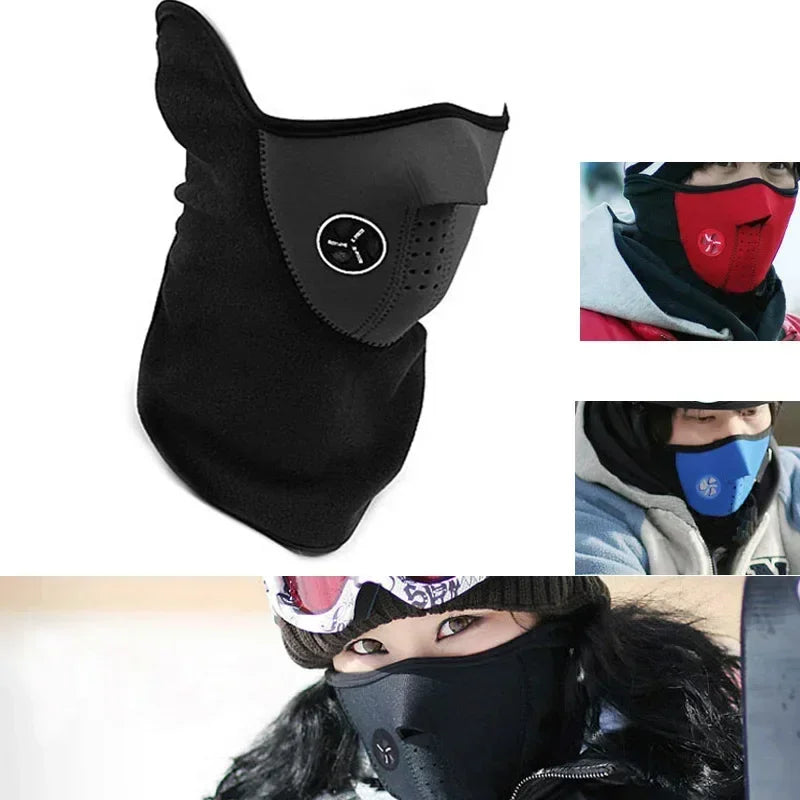 Unisex Motorcycle Warm Mask Neck Warmer Gaiter Balaclava Snowboard Scarf Ski Face Mask Windproof Outdoor Sports Cycling Bicycle
