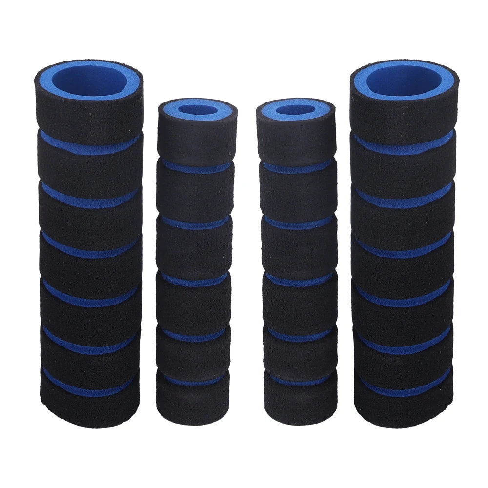 4Pcs/pack Motorcycle Handlebar Grip Universal Handle Bar Cover Brake Clutch Lever Soft Sponge Foam Grips Cover Motorcycles Grip