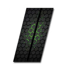 1PC For Honeycomb Car B-pillar Waterproof Decal DIY Door Pillar Sticker Car Door Post Sticker DIY Decor Center Pillar Sticker