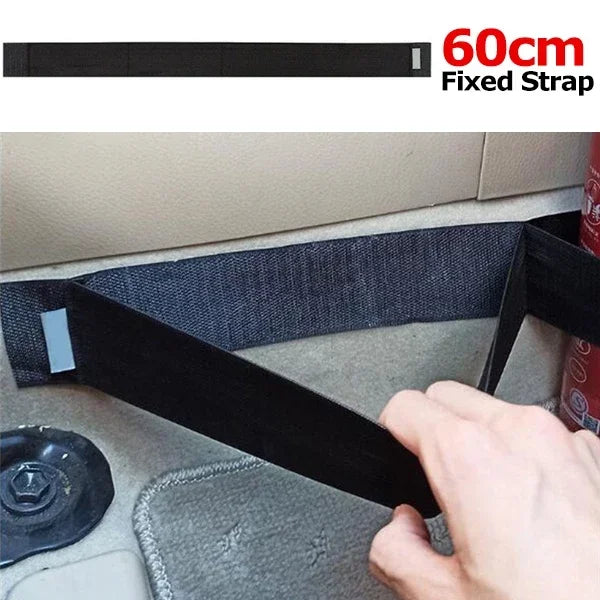 Car Trunk Elastic Fixed Straps Adjustable Car Interior Organizer Extinguisher Storage Fixing Belt Tapes Auto Car Accessories