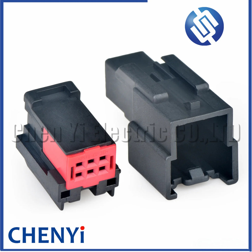 6 Pin Auto seat connector car one key start switch harness plug C2195 0-1419158-5 1419158-5 3-1441325-1 For Ford Mondeo Focus