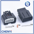 12 pin auto waterproof connector Car electric eye reversing radar harness plug 7283-4038-30 7282-4038-30 For Nissan Toyota Honda