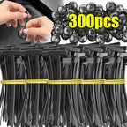 Universal Nylon Cable Ties Buckle Self Locking Heavy Duty Car Repair Fastener Auto Trunk Fender Engine Guard Panel Retainer Clip