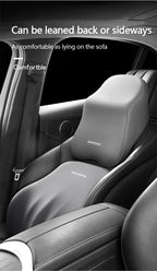 Car Lumbar Back Support Memory Foam Headrest Neck Lumbar Pillow Universal Soft Neck Pillows Seat Cushion Car Interior Accessorie