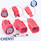 1 Set 6 Pin Car OBD Diagnostic Plug Auto Universal Socket Automotive Connector female protection cover 6189-7963 MWTPB-06-1A-R