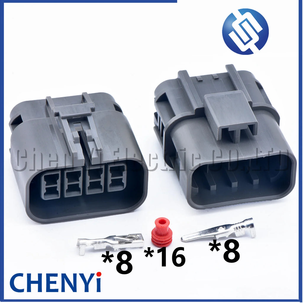 8 Pin Automobile waterproof connector male or female Ignition Coil Wire harness plug 7122-1884-40 7123-1884-40 For Nissan
