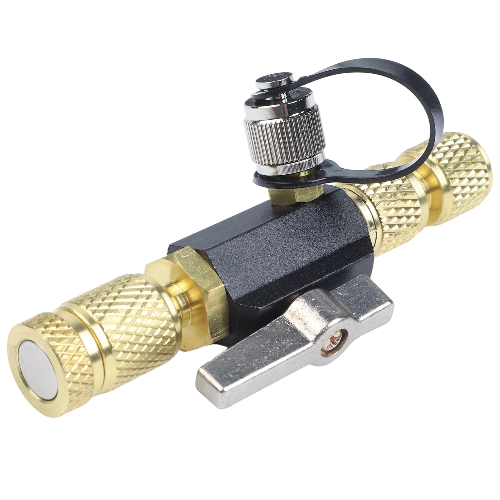 1PC Vacuum-Rated Valve Core Removal Tool Black Valve Core Disassembly  Removal Tool 1/4" X 5/16" Compatible With R410A