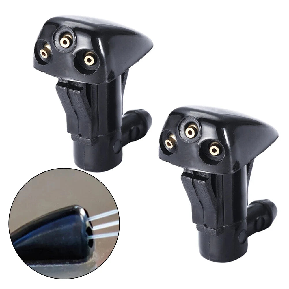2Pcs Car Windscreen  Washer Jet  Spray Nozzle  For Hyundai For Tucson 986302E100 Dual Holes Windshield Nozzle Water Spray Jet