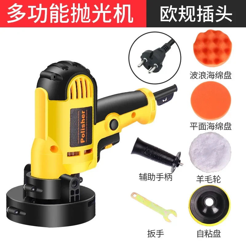 Car Polisher Waxer US Plug 700w 125mm Base Variable Speed Professional Polisher Perfect for Grinding Polishing Waxing Furniture