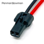 1 Set 2 Pin Car Micro Blind Spot Rear View Mirror Electrical Cable Connectors Wire Harness Plug 52266-0211 52213-0211 For Toyota