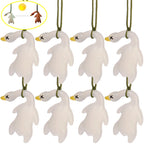 10/1PCS Cartoon Cute Anime Color-Changing Roast Duck Pendant Diy Kawaii Car Accessories Keychain Back Packaging Accessories Gift