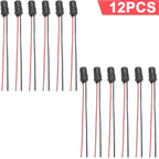 16/1pcs DC12V T10 W5W 147 Dashboard Wedge Light Bulb Socket Rubber Light Bulb Socket Lamp Holder Connector for Auto Truck Boat