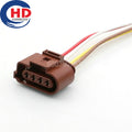 4 Pin Connector Waterproof 3.5mm Series Male Female Connectors Motorcycle Electrical Harnesses Housing 1J0973824A 1J0973724A
