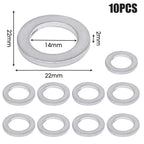 50/10Pcs Oil Drain Plug Crush Washers Gaskets 14mm for Honda Accord Civic CRV CRZ HRV Pilot Acura 9410914000 94109-14000