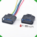 5-Pin Wire Harness Harness Waterproof connector harness 1J0973999A Jetta Beetle Vw Audi