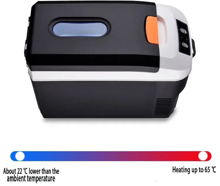 US/EU 220-240V 10L Car Home Refrigerator Mini Fridges 12/24V Freezer Cooler Heater Food Storage Box For Car Home Camping