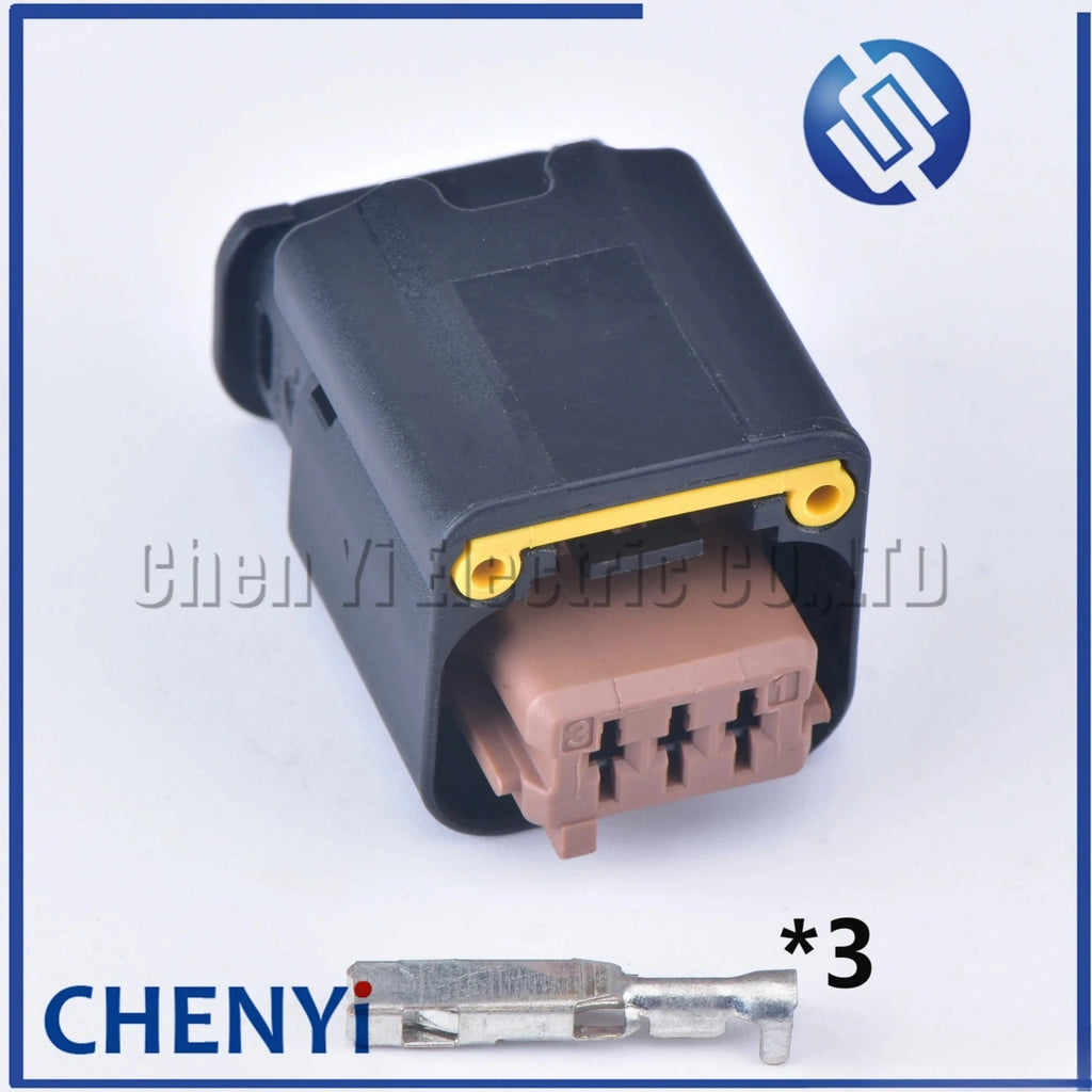 3 Pin auto waterproof connector crankshaft sensor plug 1801179-1 1801179-2 1801179-3 1801179-5 for Citroen Peugeot 408 1,6 HDI